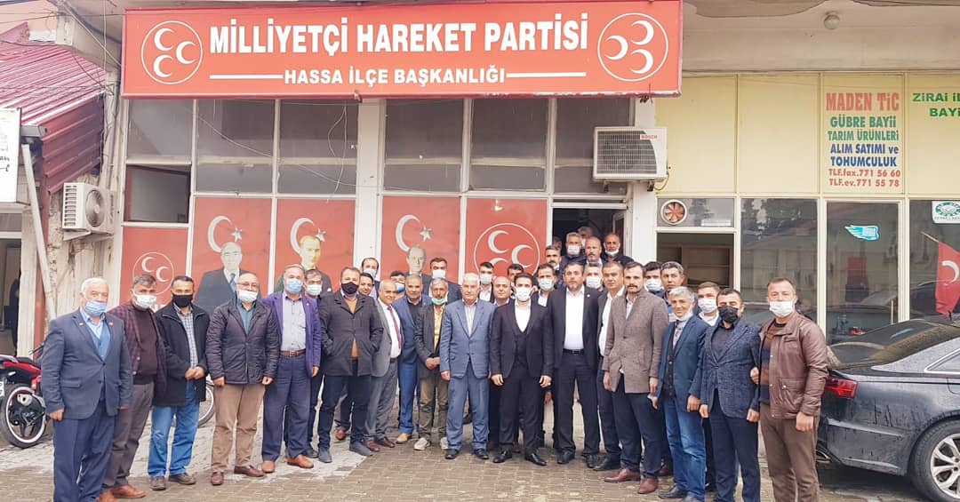 GuncelHassa's tweet photo. Milliyetçi Hareket Partisi Hatay İl Başkanı sayın @mrt_adal İlçemizi ziyaret edip Mahalle Muhtarları ile bir araya gelmiştir.
#Hassa
#Hatay https://t.co/iDHb1RRoCI