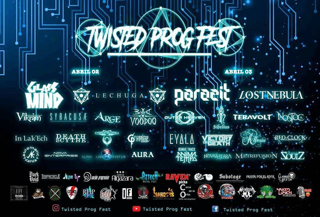 #HOY Arranca el Twisted Prog Fest a partir de las 8:00 pm hora Venezuela 

Y mañana sábado 3 de abril será el turno de <a href="/BandaSibelius/">Sibelius</a>  podrás disfrutar de este evento por el canal de <a href="/YouTubeEspanol/">YTPH</a>  #TwistedProgFest y por <a href="/LiveinFacebook/">FacebookLive</a>  #TwistedProgFest

No te lo pierdas!!!