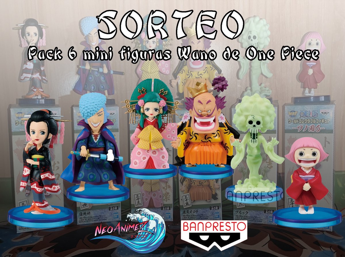 NeoAnimeZ's tweet photo. 💥 #SORTEO 💥

@NeoAnimeZ zarpa a #Wano junto a nuestros #Nakamas de @banprestospain y realizamos este sorteazo de #OnePiece 🏴‍☠️

 ➡️ Requisitos en la 2ª imagen y ganador/a el Sábado 10 de Abril del 2021. ⬅️

¡Mucha suerte #Nakamas! 😊

#NeoAnimeZ https://t.co/yznIcpu3dx