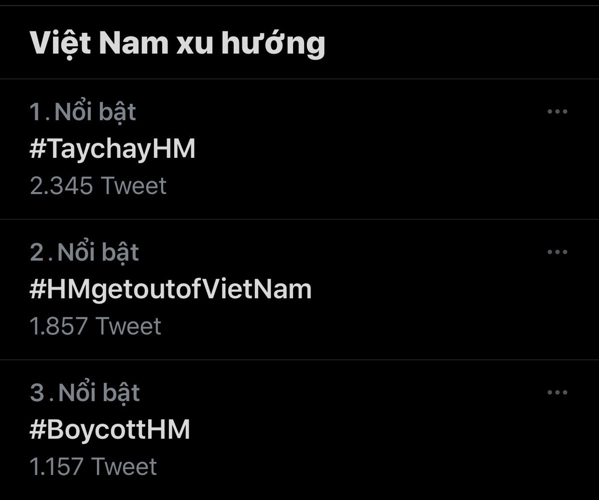 hanie_anh05's tweet photo. Cho HM sáng nhất đêm nay 😃 -nhưng vì không hiểu biết hay không tôn trọng chủ quyền lãnh thổ của Việt Nam thì hèn lắm:)😌
~Top trend ở Việt Nam lúc này, mng trend tích cực quá!

“Hoàng Sa Trường Sa là của Việt Nam “ 🇻🇳

#TayChayHM #HMGetOutOfVietnam #BoycottHM https://t.co/vdG8RZdPye