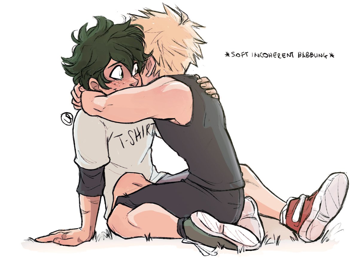 LP_artworks's tweet image. AU in which Kacchan is as clingy as he was as a kid to Izuko

#bkdk #bakudeku #shittysketch
I'll be in bed if you need me bye
