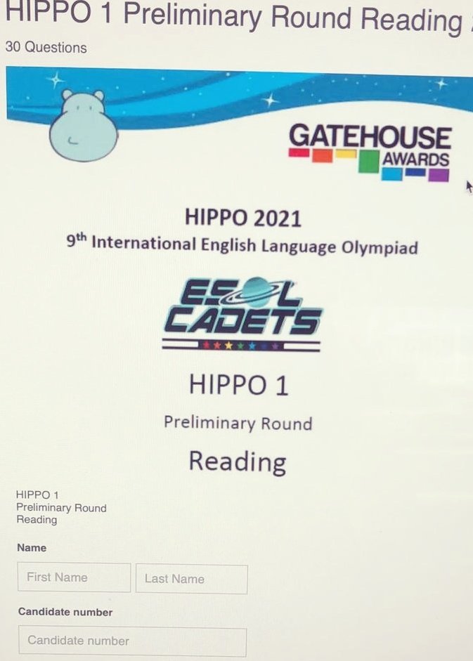 Ready for the Semi-Final round🏅🏅🏅 #HIPPO2021
#ÇiğliFinal 42 Öğrencimiz Uluslararası HIPPO İngilizce Olimpiyatlarına katılım sağladı.  Çeyrek final bitti, sırada Yarı finaller var🎉   #FinalOkulları 🤗👍
<a href="/OsmanOguz1/">Osman Oguz 🇹🇷</a> <a href="/Metin_Kimya/">metin ergin</a>