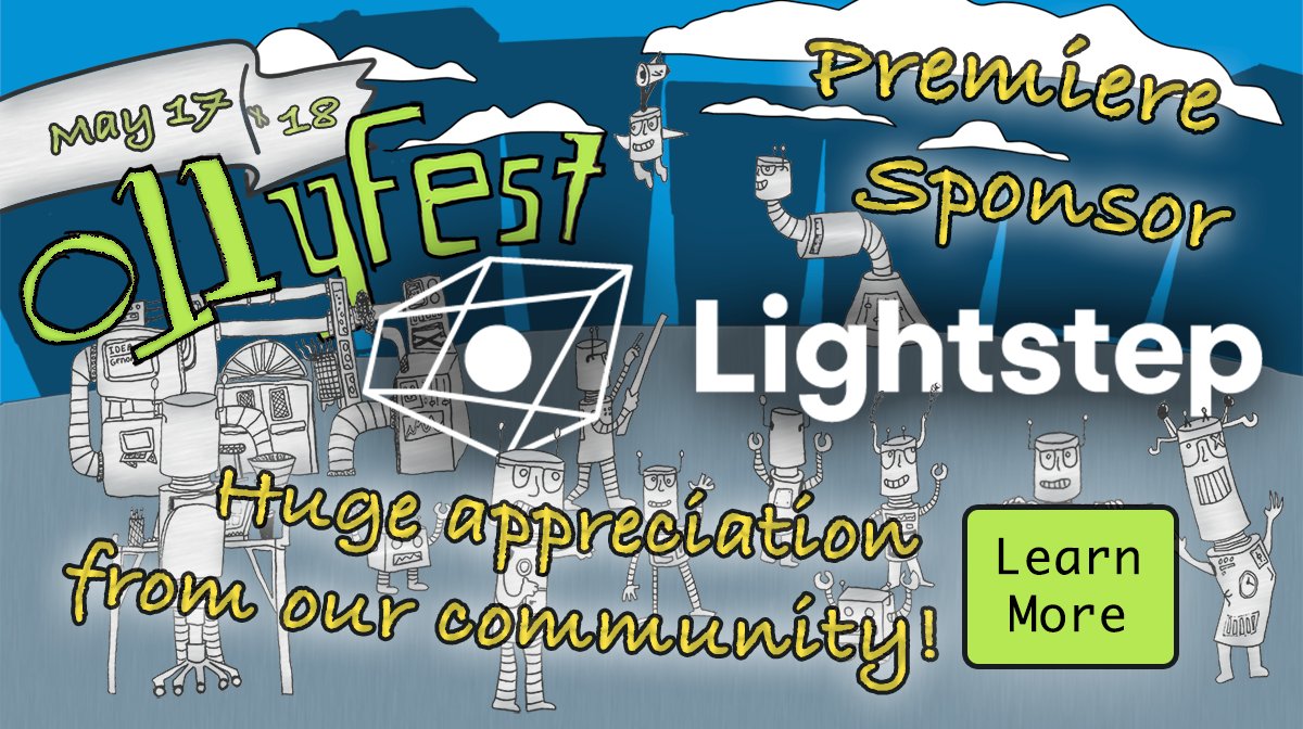 Huge appreciations go out to <a href="/LightstepHQ/">Lightstep is now ServiceNow Cloud Observability</a> for sponsoring this year's event! Second year in a row, their early support bootstraps all sorts of things like platforms, A/V expertise, live transcriptions, etc. Come join their breakout chats on May 17-18! buff.ly/3ufxtJe