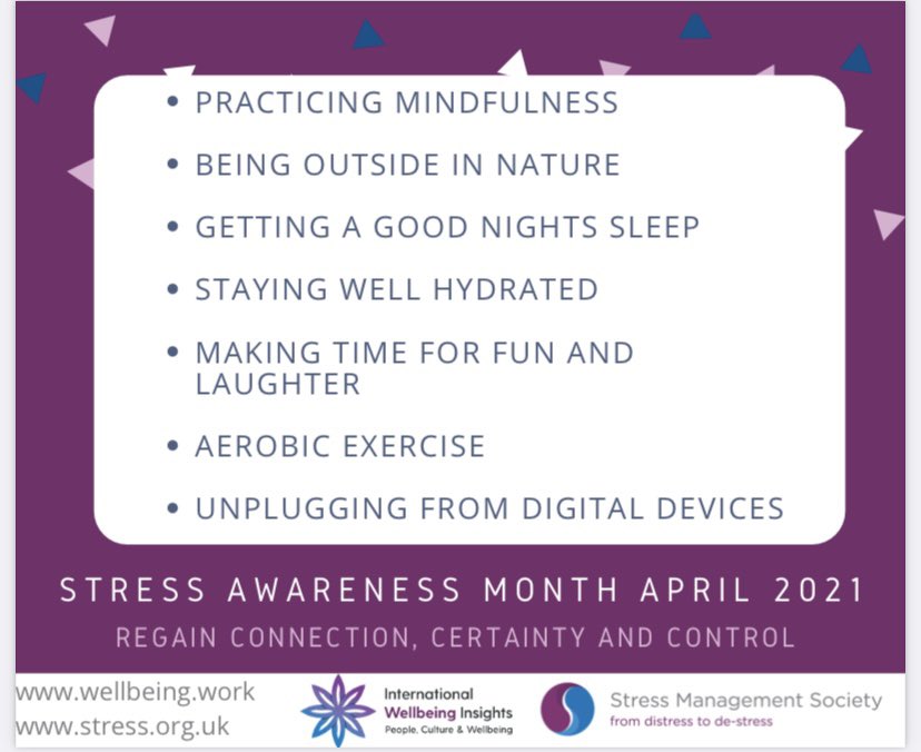 ShebbearHAWC's tweet photo. April is #StressAwarenessMonth and with everything the COVID-19 pandemic has thrown at us it is important to #LookAfterYourself! Here are some useful tips from @StressMgtSoc.
#ShebbearCompassion #ShebbearWellbeing https://t.co/AF2NEBb6Fw