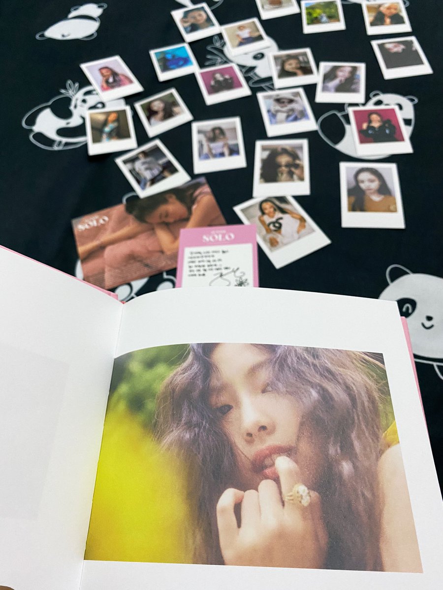 JNLS4ever's tweet photo. so uhmm..
my girlfriend just surprised me with Jennie’s SOLO album photobook 🥺

i was so surprised and moved by this.
She knows i love jennie so much.
I’ve been a blink since 2019 and this is the first time I will own any merchandise from the pinks 😍😍
#jennie 
#SOLO https://t.co/eTbzyu68t6