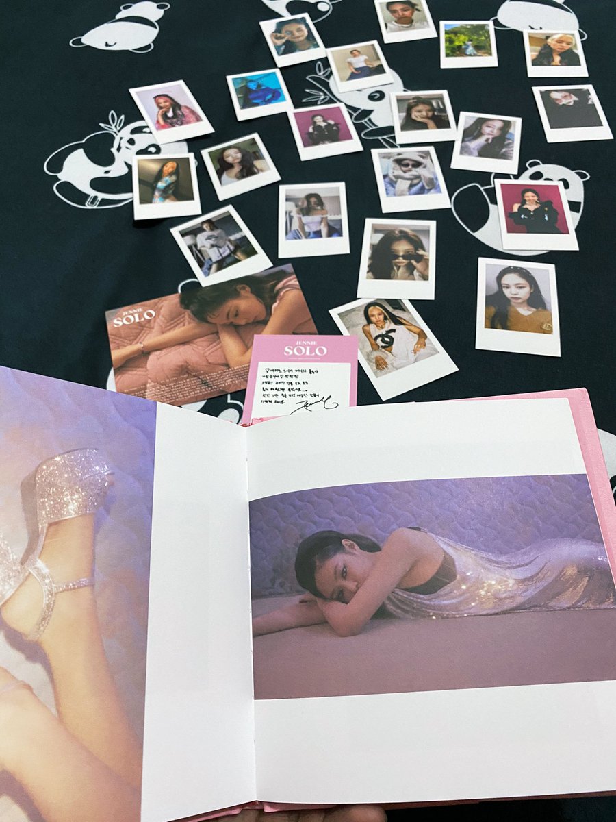 JNLS4ever's tweet photo. so uhmm..
my girlfriend just surprised me with Jennie’s SOLO album photobook 🥺

i was so surprised and moved by this.
She knows i love jennie so much.
I’ve been a blink since 2019 and this is the first time I will own any merchandise from the pinks 😍😍
#jennie 
#SOLO https://t.co/eTbzyu68t6