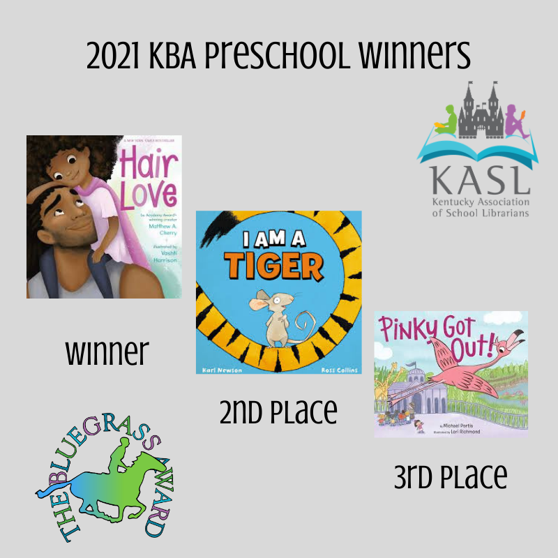 2021 Preschool KBA Winners @MatthewACherry @Karlwheel @mportisauthor