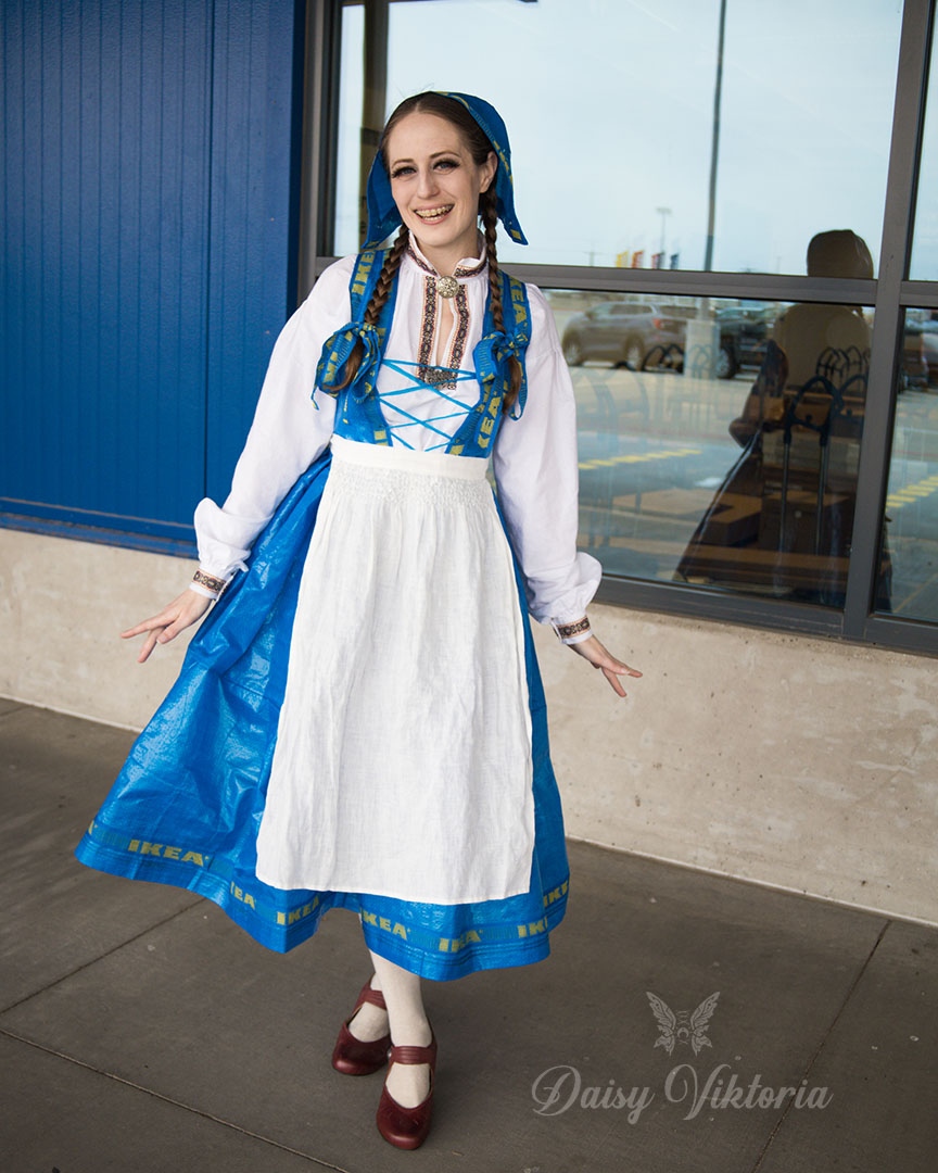 summer And shell Daisy Viktoria on Twitter: "Absolutely loving my new traditional Swedish  folk dress! Learn all about this dress in my latest Youtube video! #sweden  #swedishgirl #folkdress #folkcostume #ikea #ikea #sweden #folkdress #dirndl  #bunad #