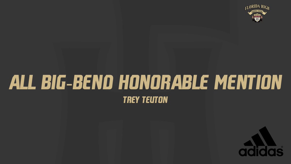 FSUS_Athletics's tweet photo. And another big congratulations to boys varsity soccer's Trey Teuton on being named to the All Big-Bend Honorable Mention team! https://t.co/3AyU5tnSoV