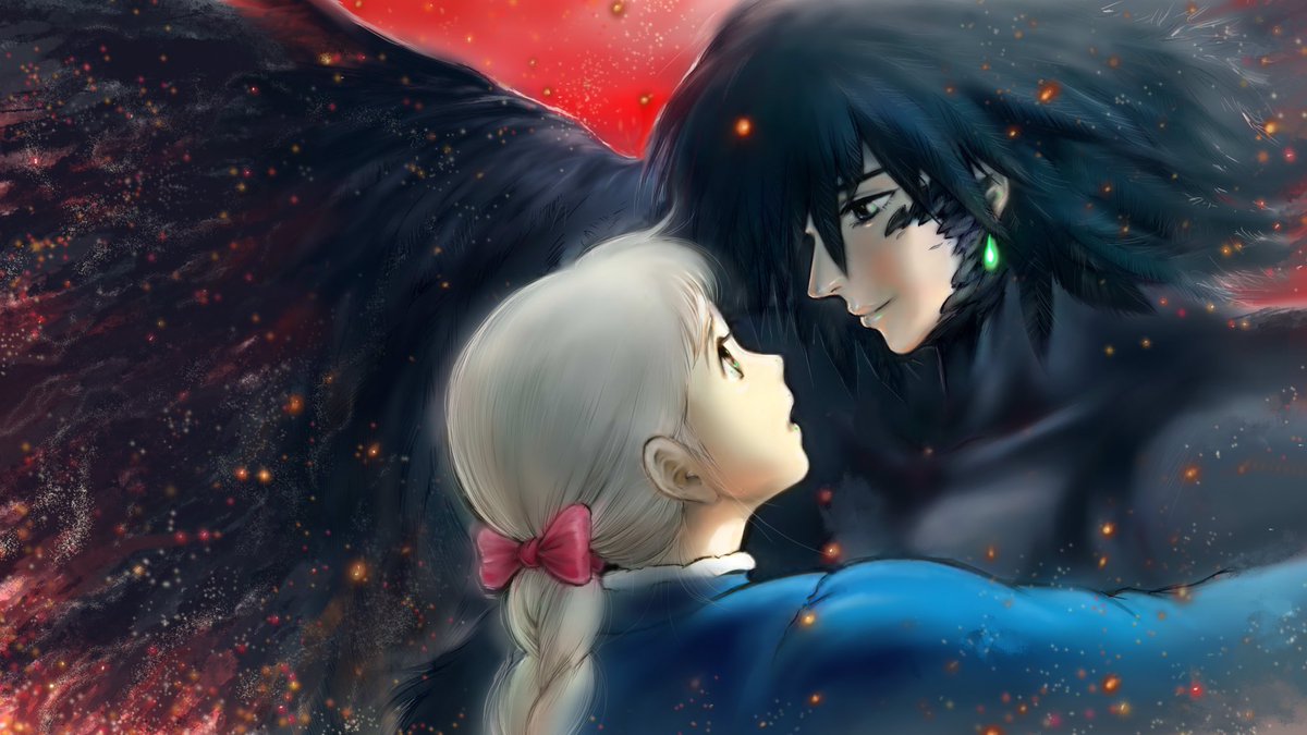 Ushi ハウル ハウルの動く城 春の創作クラスタフォロー祭り イラスト王国 イラスト イラスト好きさんと繋がりたい みんなで楽しむtwitter展覧会 可愛いと思ったらrt 絵描きさんと繋がりたい 絵柄が好みって人にフォローされたい T Co