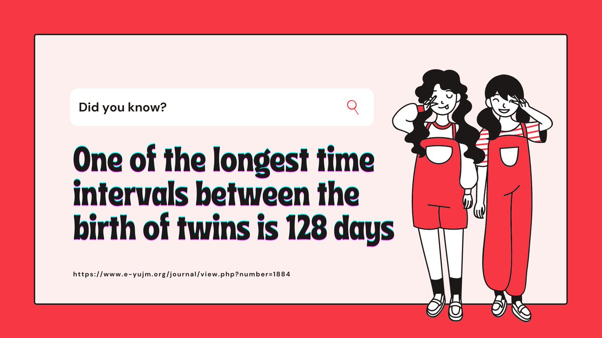 KlumpLabMSU's tweet photo. Not all twins share the same birthday. Some are born weeks, or even months, apart! #twinfact #twinresearch https://t.co/3IVEIgSGWV