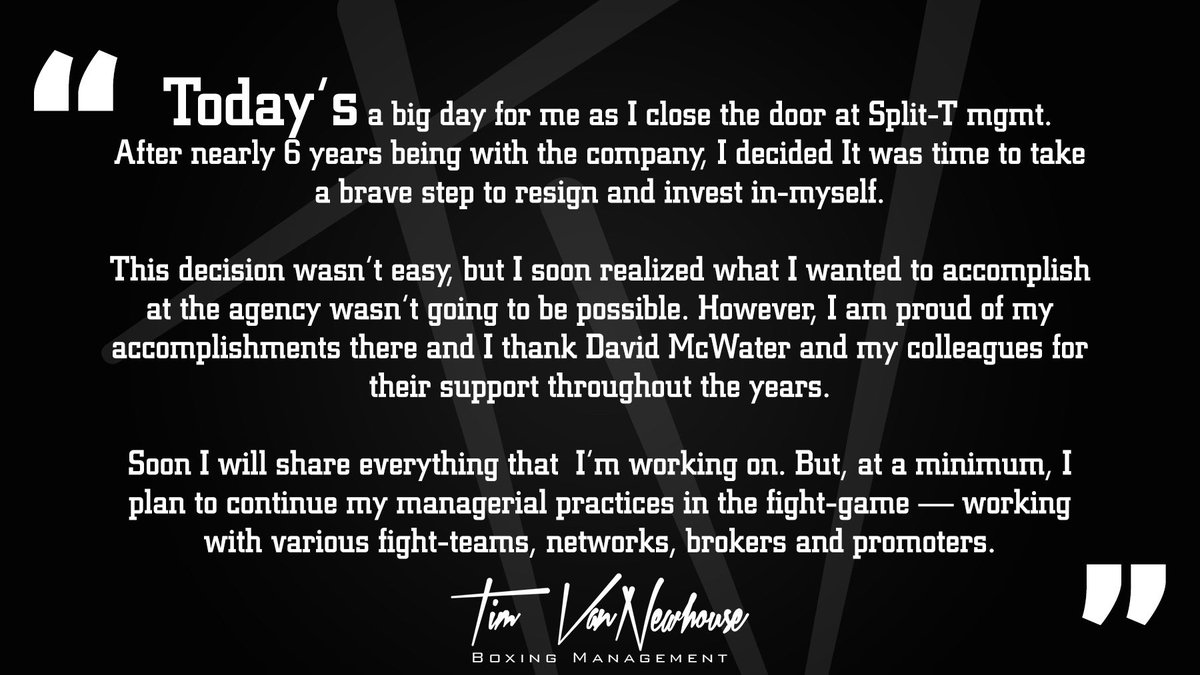 On my #Resignation from Split-T