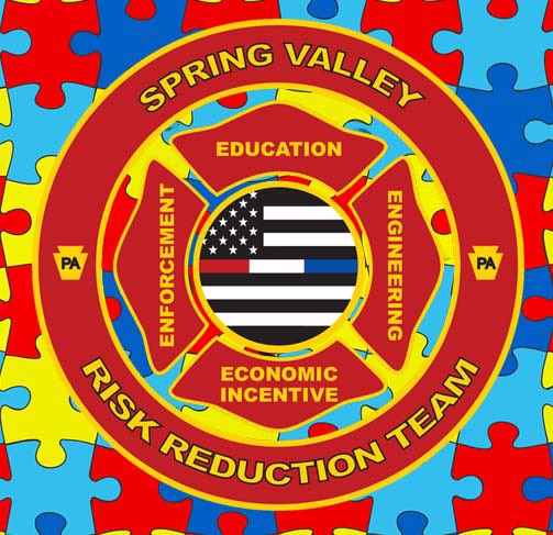 SpringValleyRRT's tweet image. In recognition of Autism Awareness Month the Spring Valley Risk Reduction Team shows our support on social media with a special patch. Sorry, this is not a physically available patch currently. #AutismAwarenessMonth