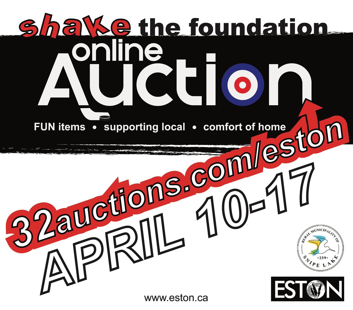 02APR01 - DATE CHANGE - Mark your calendars! You're not going to want to miss this Shake the Foundation auction!