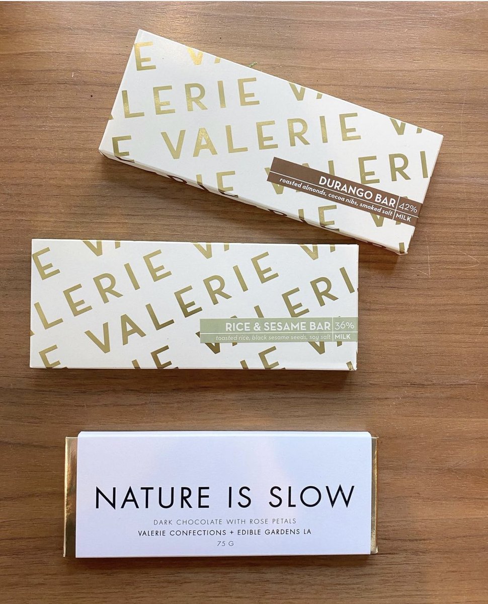 New gorgeous chocolate bars from @valerieconfctns. We only place one of these special orders once a year so grab one while you can. Heck, fill your Easter basket with them. And champagne. There you have it, an easy Easter weekend recipe.