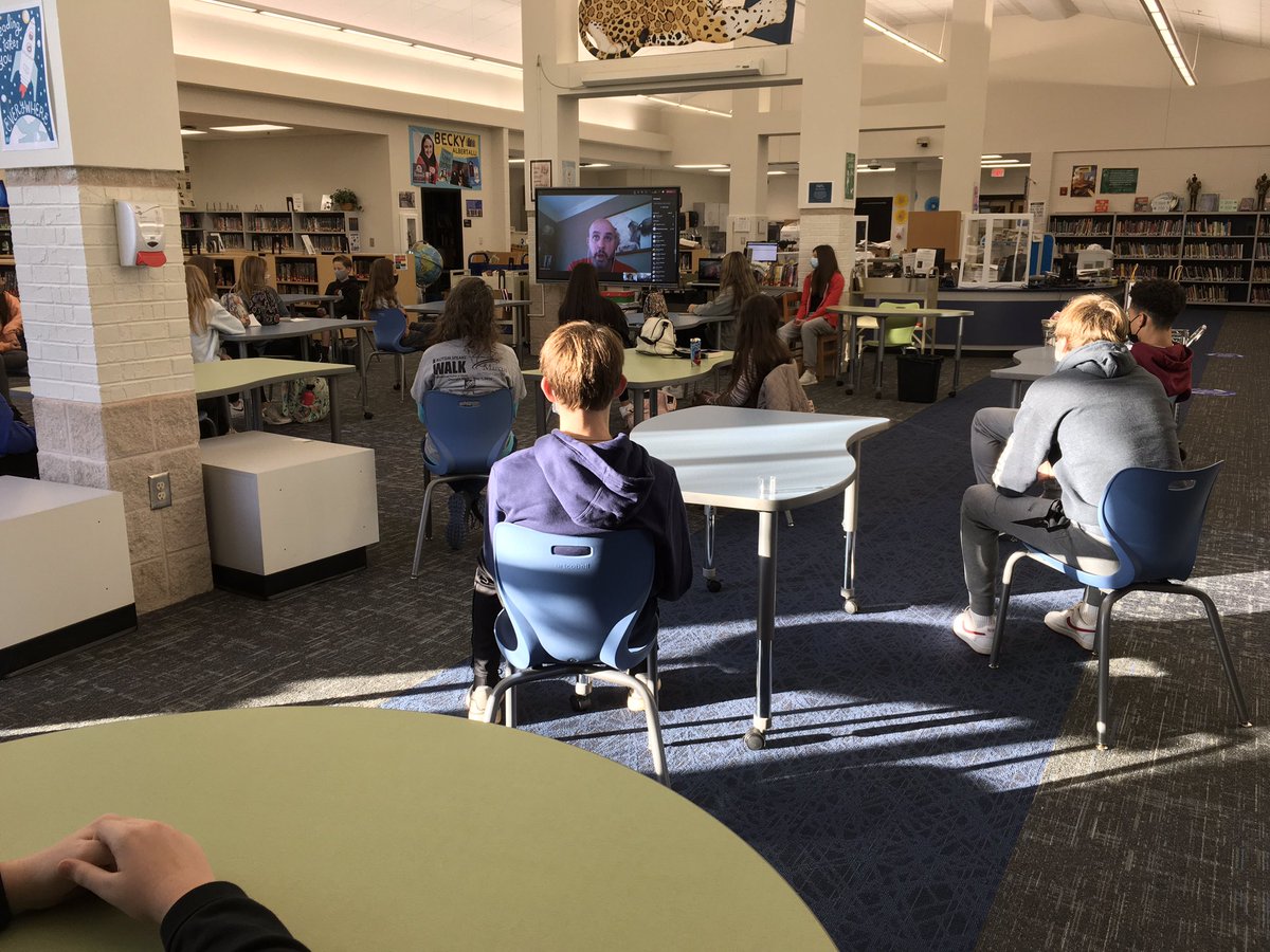 brownatwbms's tweet photo. You might be in middle school if ... FCA meets in media center for social distance and speaker intro includes that he βstill plays old guy lacrosse.β @WBMSprincipal @wbms_pta @NorthPoint #FCA #webbway https://t.co/56CeGonWEM