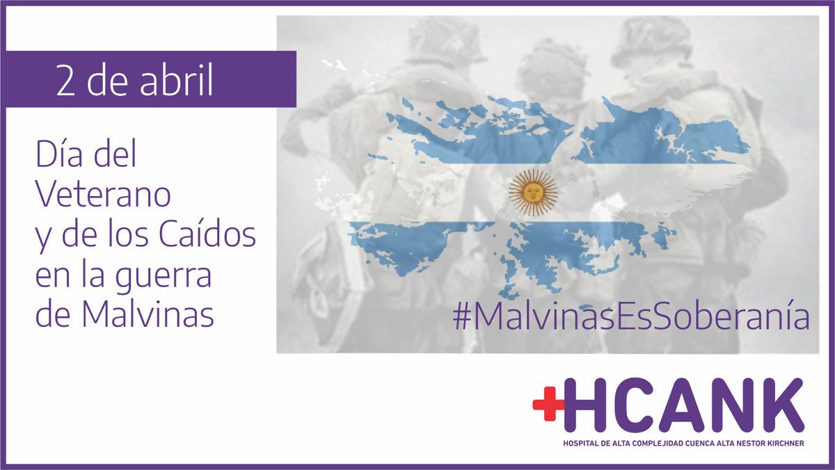 El 2 de abril de cada año se conmemora el Día del Veterano y de los Caídos en la Guerra de Malvinas.
Homenajeamos a los héroes que dieron sus vidas por nuestra patria #MalvinasArgentinas #MalvinasEsSoberania