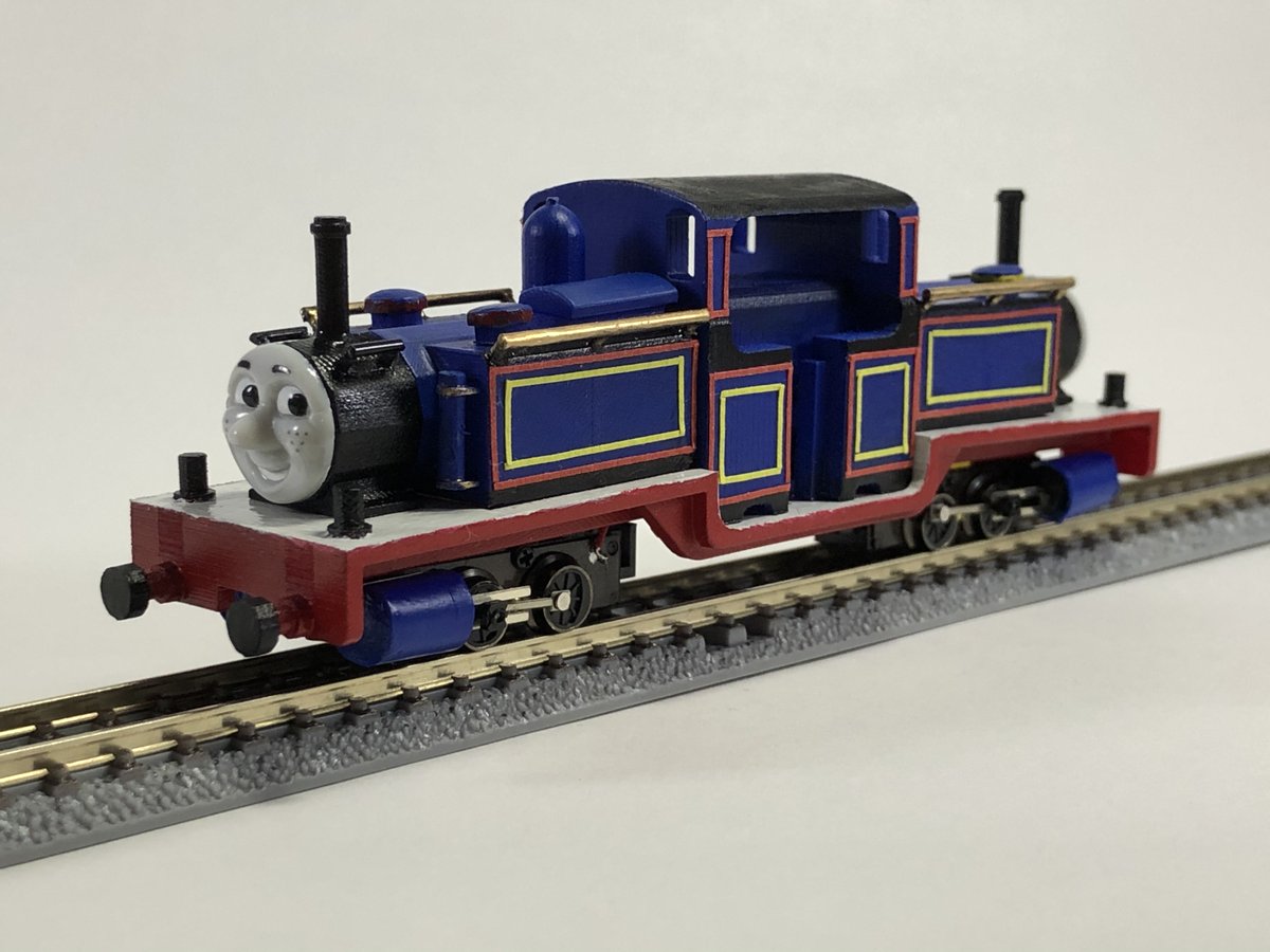 4Culdee's tweet photo. ~OO9 Mighty Mac~ 
ナローゲージにはまり作りました！ https://t.co/lRK5BU6sLQ