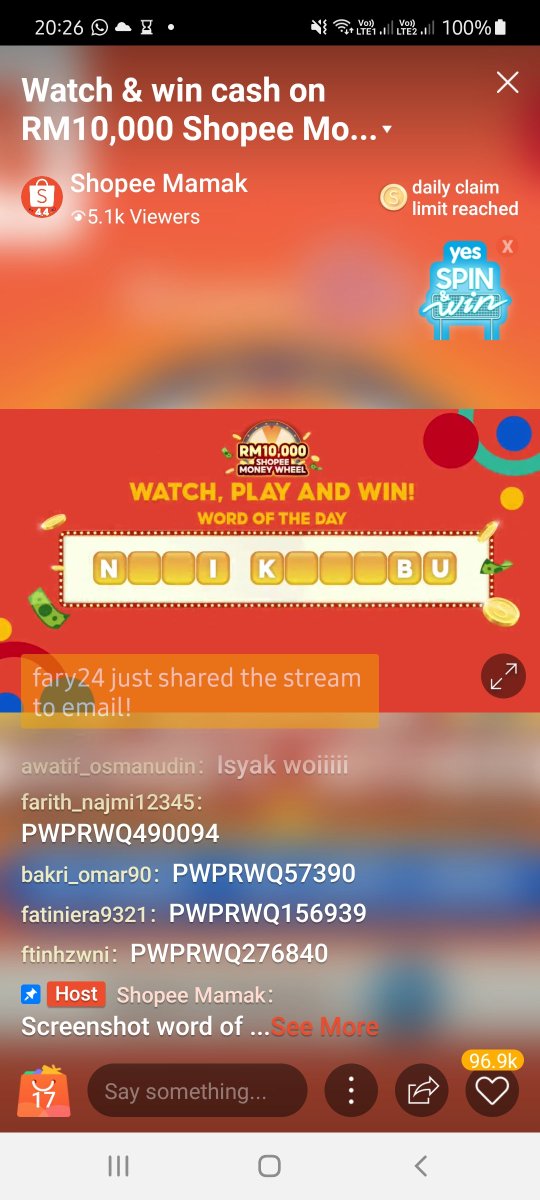 smallkucing's tweet image. Jawapan : Nasi Kerabu
Shopee username : smallkucing 

#ShopeeLiveMY