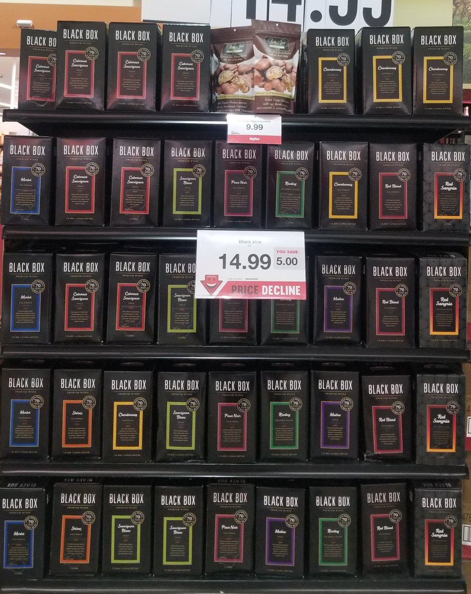2 day sale!! Black Box 3 liter wine only $14.99!!! Sale good through Saturday or while supplies last. #drinks #easter #sale #dubuque
