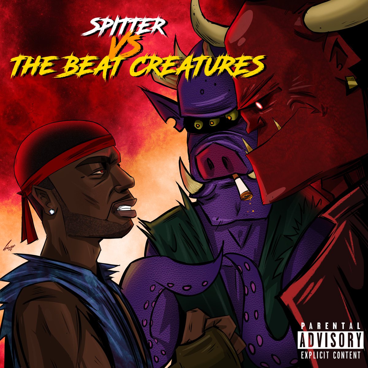 therealspitter's tweet photo. 😤 ᴀʏᴇ ʟɪsᴛᴇɴɪɴɢ⁉️

sᴘɪᴛᴛᴇʀ ᴠs ᴛʜᴇ ʙᴇᴀᴛ ᴄʀᴇᴀᴛᴜʀᴇs ᴇᴘ ᴡɪʟʟ ʙᴇ ᴀᴠᴀɪʟʙʟᴇ ᴀʟʟ ᴅɪɢɪᴛᴀʟ sᴛʀᴇᴀᴍɪɴɢ ᴘʟᴀᴛғᴏʀᴍs ᴏɴ ᴛʜᴇ 14.04.21 ʟᴇᴛs ɢᴏ 💥🚀. 

- sᴏɴɢs ᴘʀᴏᴅᴜᴄᴇᴅ ʙʏ : @Darkos_Strife @selectaimpact 

- ᴀʀᴛᴡᴏʀᴋ ʙʏ : @Skwaam https://t.co/Qir7jaxVk8