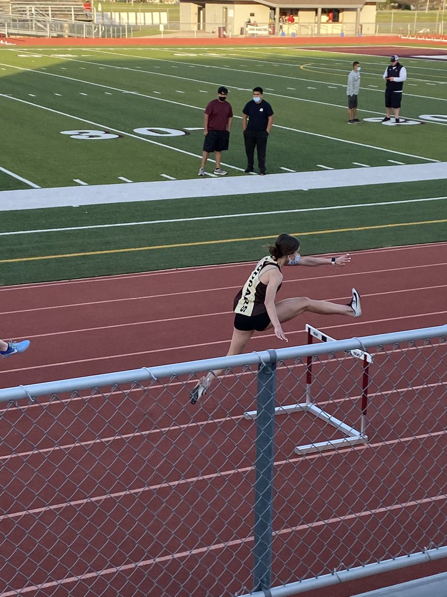 CrockettTrack's tweet photo. Freshman Kiersten Hoffman will represent Crockett in the Area Meet in the 110m &amp; 300m hurdles!! Very impressive, Kiersten! 🎉 https://t.co/xa42ddTwGL