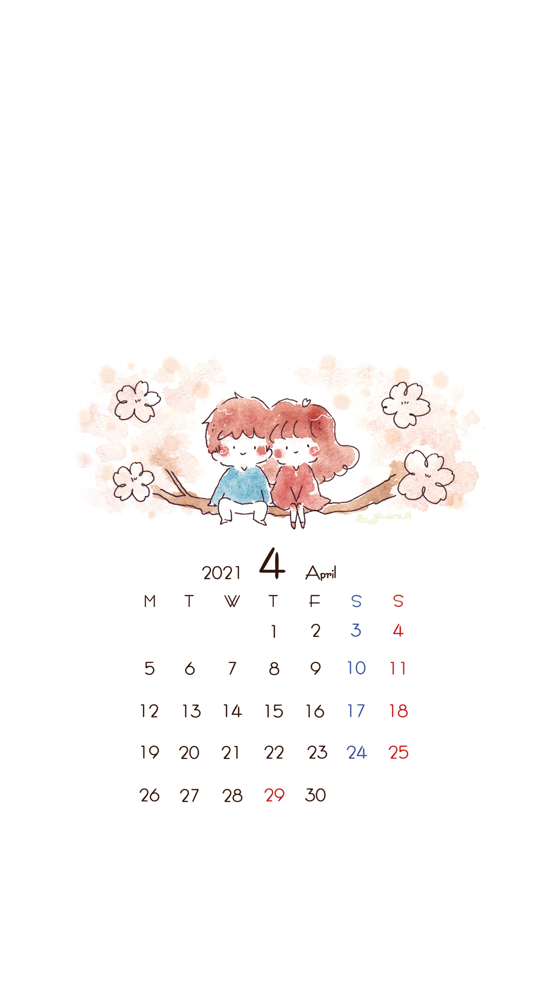 まき田さん。カップルイラストの木製フレームアート イラストレーター「まき田」のコンテンツを配信開始しました