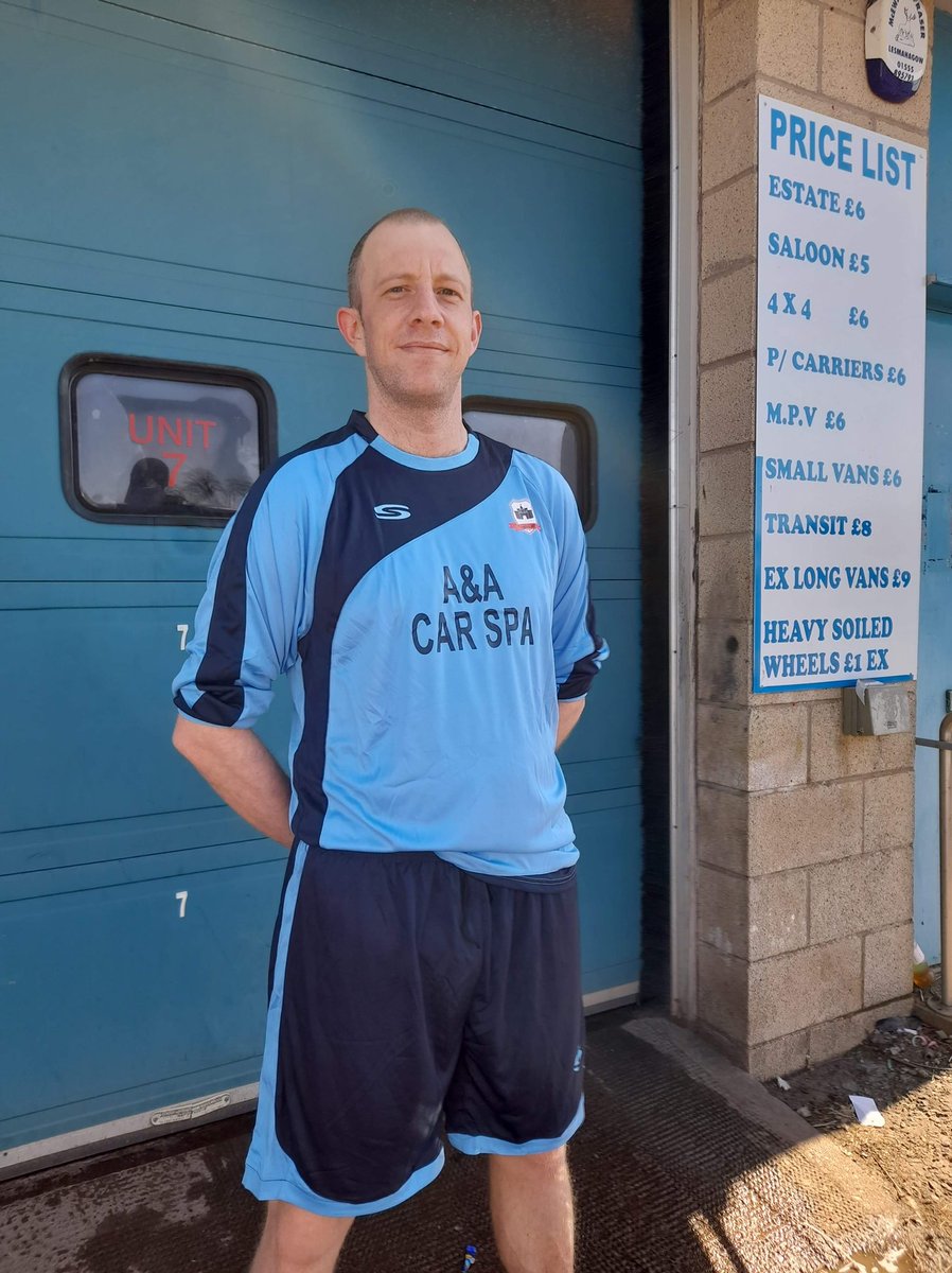 DouglasAFC2's tweet photo. Our kits and kut sponsor reveal is here big thank you to A&amp;A CAR SPA https://t.co/0jXXIB4h7O
