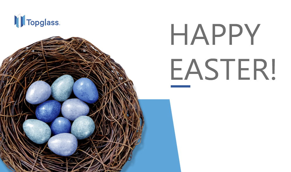 Happy Easter! 

Our office will be closed on Mon 5th and Tues 6th of April and will reopen on Wed 7th April. 
We have invited our staff to take part in our Virtual Easter Egg Hunt - can you spot all three eggs hidden on our website? top-glass.com