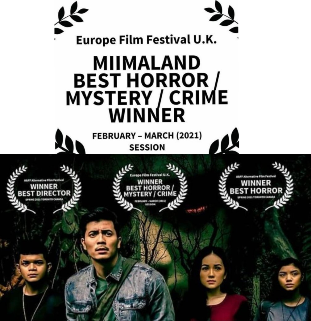 fattastic_fa90's tweet photo. Congratulation MIIMALAND TEAM for another International Award Received at Europe Festival Film UK! 👏👏👏👏
#BestHorrorMysteryCrimeWinner
#Miimaland
#Fattahaminz #Ariel #MiimalandHero
@fattahamin https://t.co/HSFJBaDlOD