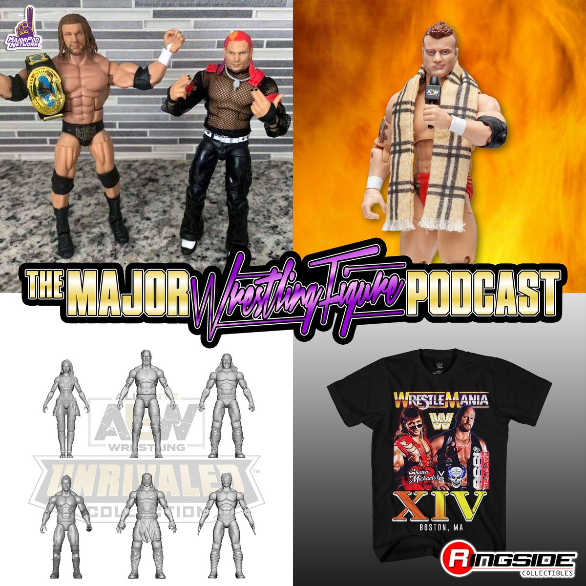 DOWNLOAD THE LATEST EPISODE OF <a href="/MajorWFPod/">The Major Wrestling Figure Podcast</a>! <a href="/MajorPodNetwork/">MAJOR POD NETWORK</a>

<a href="/Myers_Wrestling/">Brian Myers</a>, <a href="/MarkSterlingEsq/">“Smart” Mark Sterling, Esq.</a>, &amp; <a href="/TheMattCardona/">Matt Cardona</a> discuss the new <a href="/Mattel/">MATTEL</a> Elite 2-Pack, fav rookie figure, <a href="/Jazwares/">Jazwares</a> <a href="/AEW/">All Elite Wrestling</a> Series 6, WTF Mania XIV shirt, &amp; more!

RETWEET TO BE ELIGIBLE TO WIN PRIZE FROM <a href="/RingsideC/">Ringside Collectibles</a>!