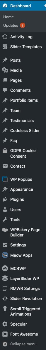 dmpinder's tweet image. POV: When you inherit a new client site built by a &quot;marketing agency&quot;.

#WordPress #PluginHell