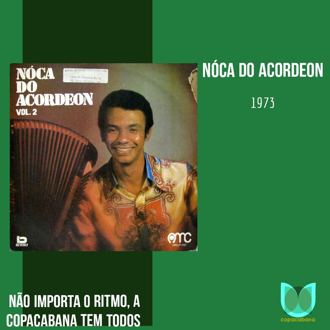 gravcopacabana's tweet photo. Nóca Do Acordeon: Volume 2 - 1973
Selo: Beverly/AMC
Foto: Forró Em Vinil
#NócaDoAcordeon #SeloAMC #SeloBeverly #GravadoraCopacabana #DiscosCopacabana #Copacabana #CopacabanaNaWeb #LP #Vinil https://t.co/AitV6Ym6lH