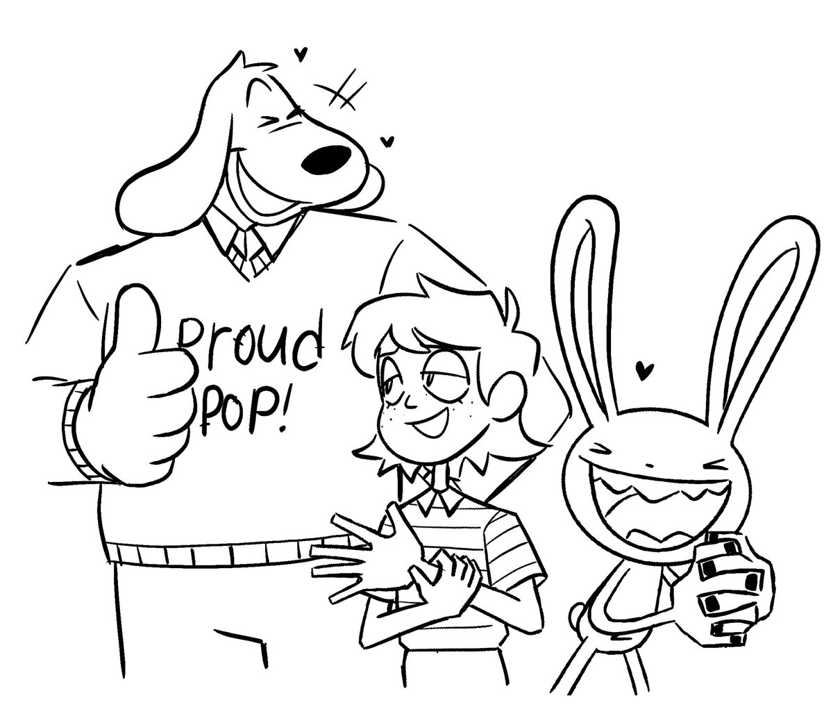 they are just supporting their daughter #samandmax 