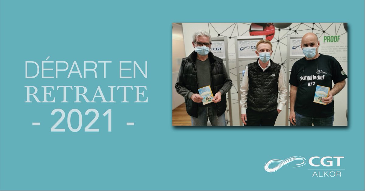 CgtAlkor's tweet photo. Après 35 ans et 10 ans au service de notre entreprise, Messieurs Denis BRICOGNE et Maurice DIOT vont pouvoir apprécier une retraite bien méritée. Nous leur souhaitons une très bonne retraite !
#retraite https://t.co/XfHLrKhtPP