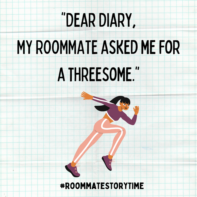 myfnroommate's tweet photo. I can't decide if that's a compliment or just a very bad joke – either way – AWKWARD. 😐

Have you landed yourself in a similar situation before? We want to know what happened in our DMs! 😉

 #share #repost #roommateproblems #weird #threesome #situation #situationship https://t.co/Q7ZMY1fJHd