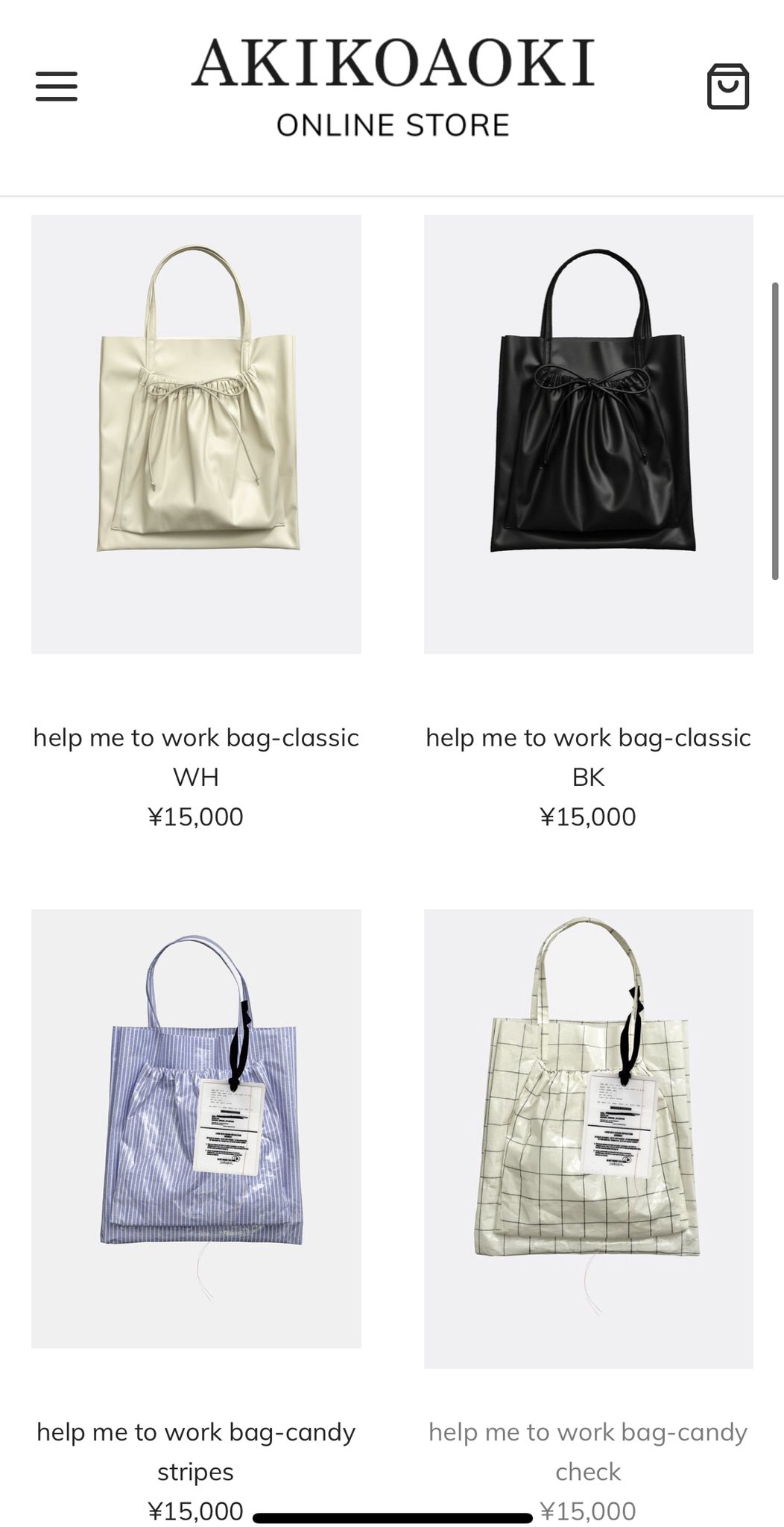 アキコアオキ help me to work bag-classic BK 100 %品質保証 www