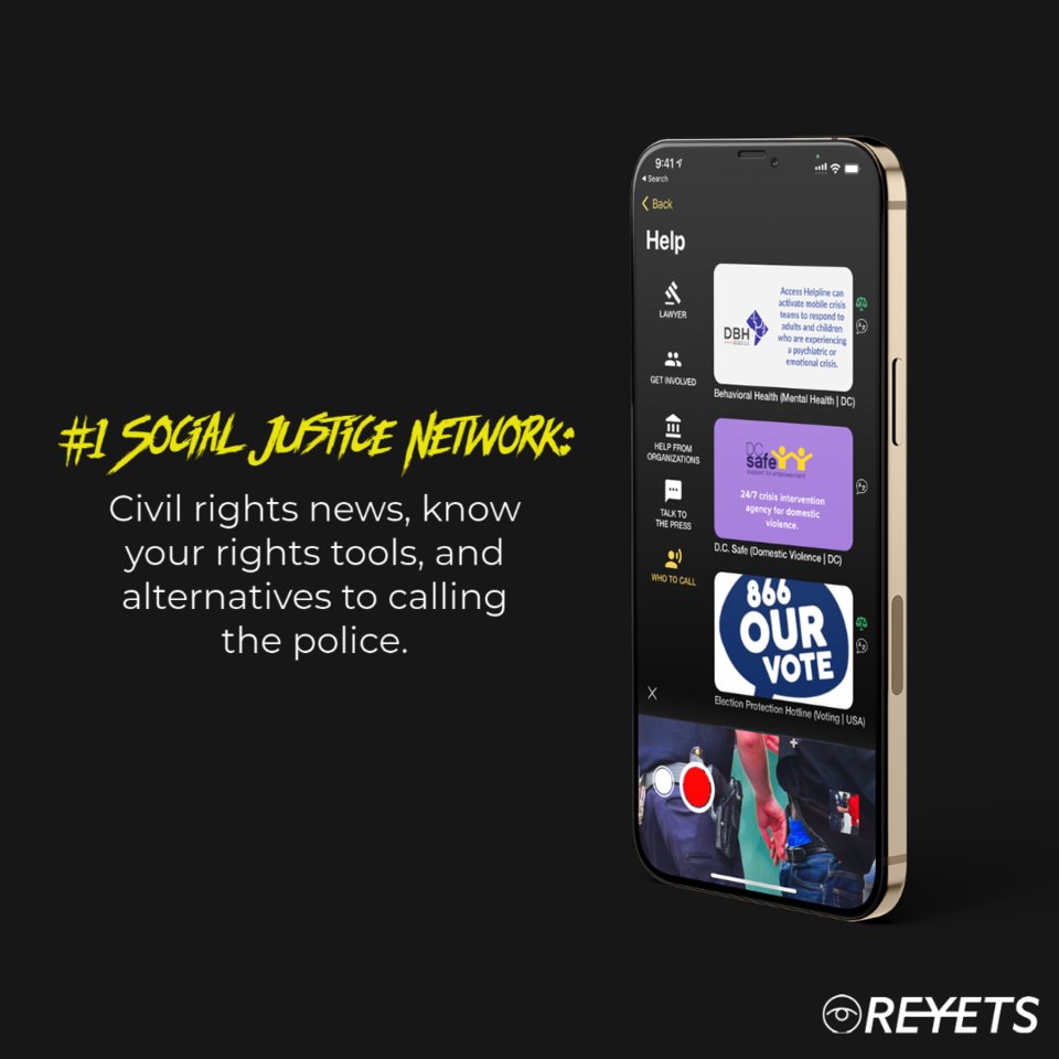 reyets's tweet photo. You have the right to protect your rights. Join the #1 social justice network, download Reyets today. Available for IOS and Android! #App #Download #SocialJustice #KnowYourRights #ReyetsApp #CivilRights https://t.co/ldGSzgWxXN