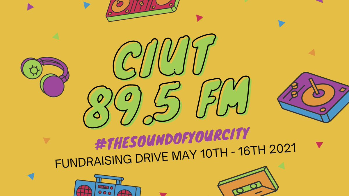 CIUT895FM's tweet photo. It's that time of year again- FUNdraising to keep #CIUTFM vital! Each dollar not only validates our fine programming, but also gives us the resources to go even further to support our community &amp; volunteers. Stay tuned for details. Thank you for donating! https://t.co/Sa6Fi3iueu https://t.co/vRq6H77Q5j