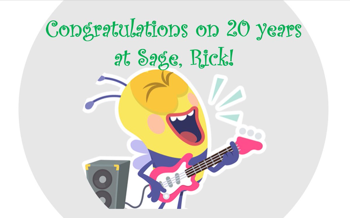 VTJenFen's tweet photo. 🍾 Happy 20th #LifeAtSage Anniversary 
to @RickDavisNY!!! 🧁🎈🥳 And Happy Friday! 🌟
@SageSupport @SageCareers  @SageUSAmerica @Sage_Canada @SageNancyHarris @Pierce_AmyJ https://t.co/XGBFy8J5tL