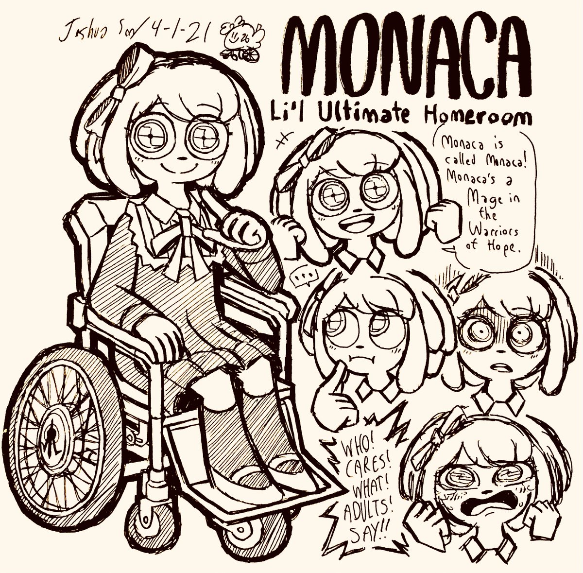Monaca Doodles
#danganronpa #Monacatowa 