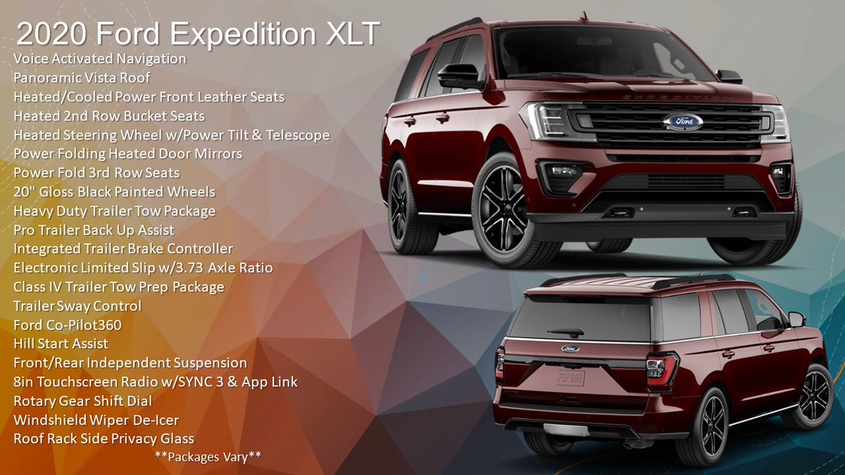 🔍 Take A Look at a 2020 Ford Expedition XLT 🔎  fairwayfordohio.com/new/Ford/2020-…  **Packages Vary**