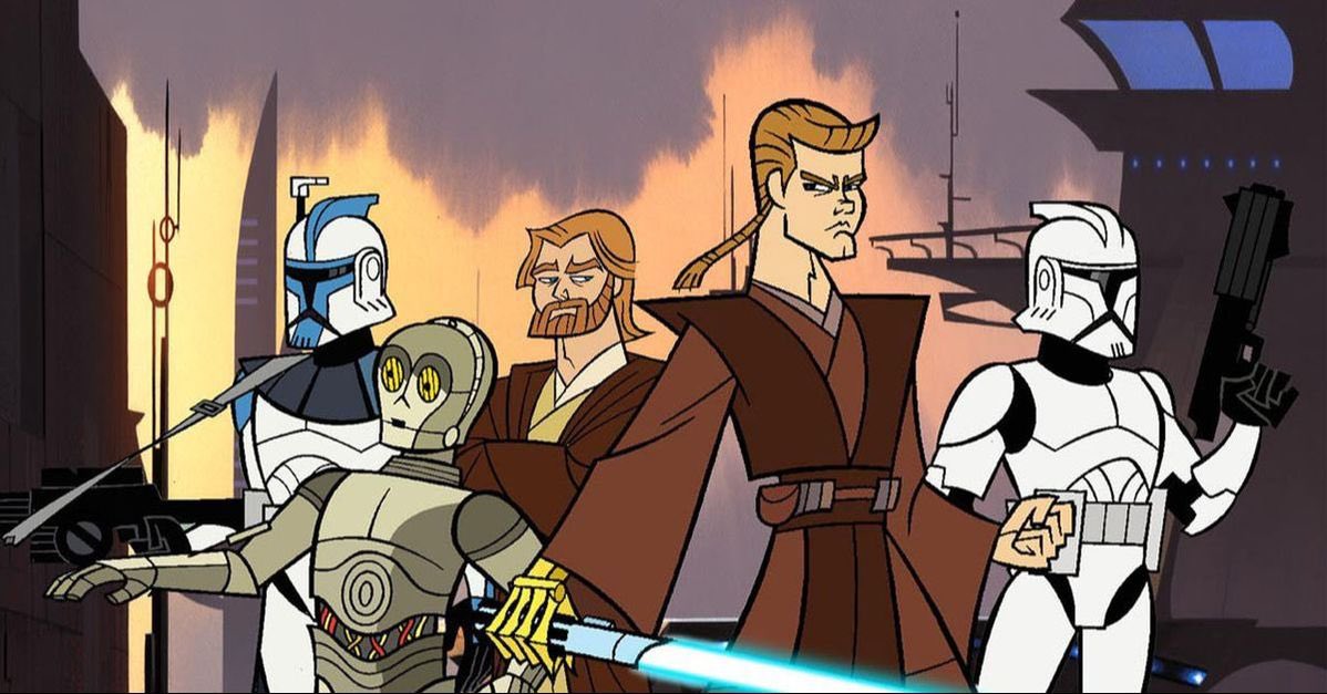 The 2003 Tartakovsky ‘Clone Wars’ micro-series has been added to Disney+ as part of the new Star Wars Vintage collection...

Other titles include:
🔹‘Caravan of Courage’
🔸‘The Story of the Faithful Wookie’
🔹‘Ewoks’
🔸‘Ewoks: The Battle for Endor’

(Via: @disneyplus | #StarWars)