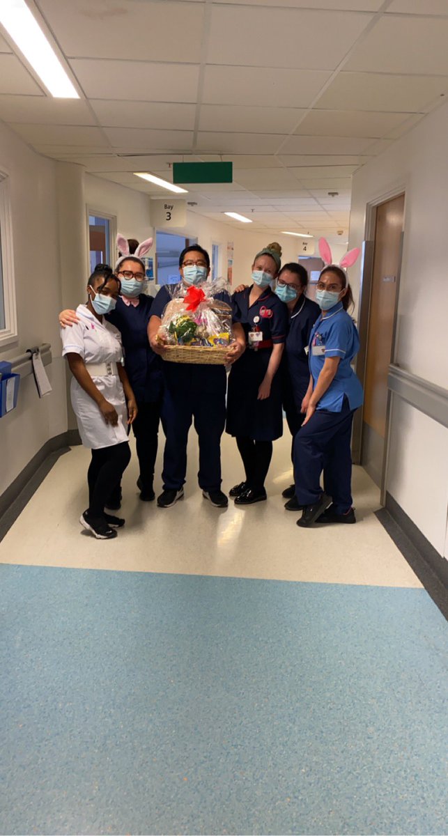 AmberABHRUT's tweet photo. The yearly Easter Egg Hunt on Amber A has finished, the Winner is one of our Charge Nurses Axe, he was first to find the hidden bunny!! All thanks to our Fab Ward Manager as always Rachael  @BHRUT_NHS @DivNhs @sm4631970 https://t.co/umop0ZpxJo