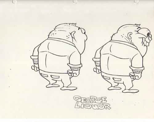 StimpyAnd's tweet photo. George Liquor drawings from Man's best friend https://t.co/37qjbMEBlR