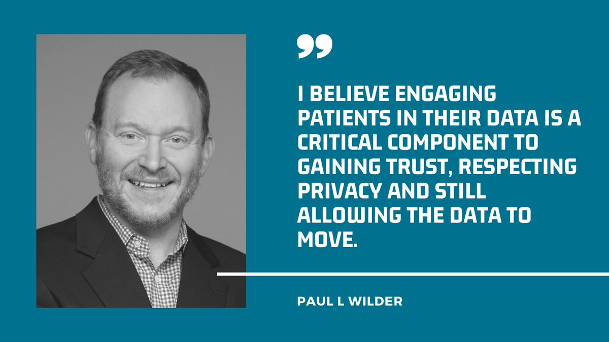 CommonWell's tweet photo. Enjoyed the active live chat during the #ACHEConnect #interoperability session last week. We loved Paul’s response when responding to a comment related to challenges associated with maintaining #data #privacy. https://t.co/ZEeHY6f3co