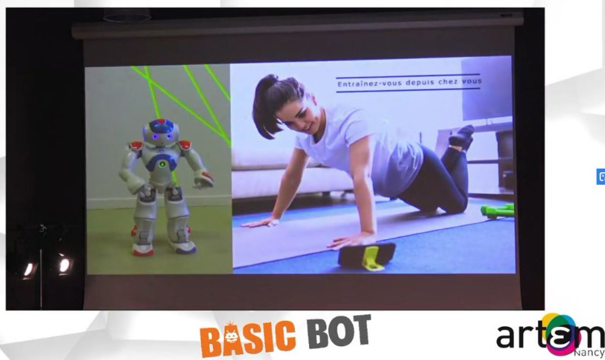 Inria_Nancy's tweet photo. ⏯️ Rejoignez l'événement #BasicBot ! Une pièce de théâtre &amp; un débat sur les 🤖 
💬 Un format #live original proposé par les étudiants de @MinesNancy @ICNbs avec @DalinEloise, Nazim Fatès, Patrick Hénaff, Alain Dutech &amp; Raja Chatila @Inria @labo_Loria @Sorbonne_Univ_ https://t.co/0Yv10fuUjm