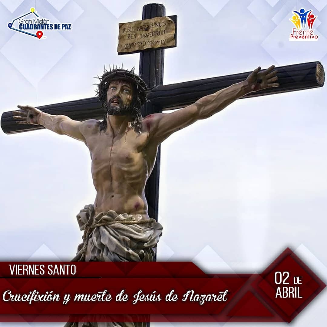 fue crucificado en Judea entre los años 30 y 33 d. C. La crucifixión de Jesús se narra en los evangelios y se hace referencia a ella en las epístolas bíblicas. <a href="/MIJP_Vzla/">MPPRIJP</a> <a href="/gestionperfecta/">Carmen Meléndez</a> @CaroGarciaCPsuv