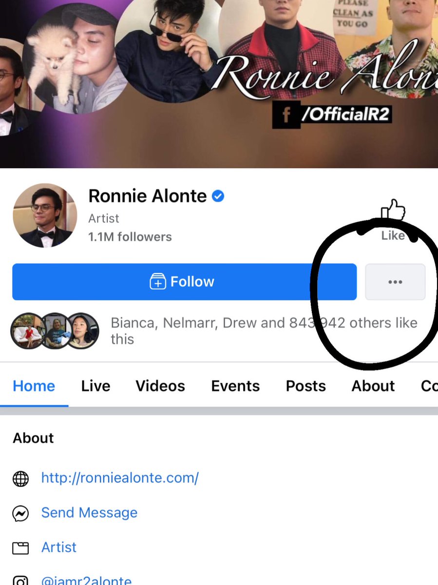viaannnaaa's tweet photo. To report"ronnie alonte"page 
1. Click the 3 dot beside the "follow"
2. Click find support or report page 
3.Choose the reason why you want to report the acct
Note:if nag ask to"write something"
Type na"this acct is hacked and not handled by the real owner"
4. Report confirmation https://t.co/MJpgTqtOar