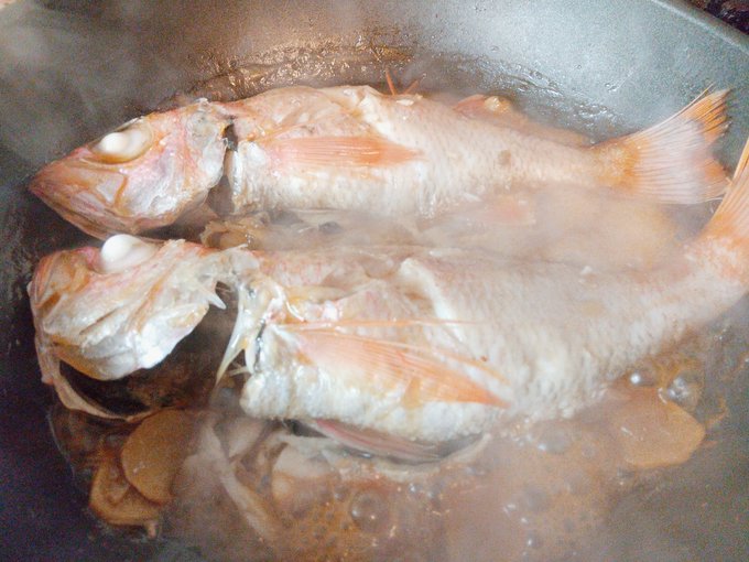 煮付けのtwitterイラスト検索結果